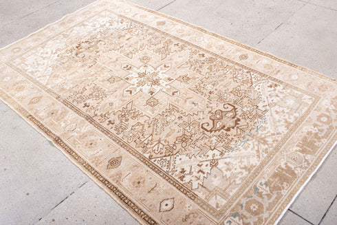 Antique Heriz Area Rug (4' x 7')